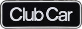 Name Plate for Club Car Onward Emblem Silver for Golf Cart-6.42" X 2.24" | Drive-up