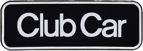 Name Plate for Club Car Onward Emblem Silver for Golf Cart-6.42" X 2.24" | Drive-up