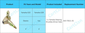 YAMAHA Golf Cart Steering Knuckle Driver Side for G22/G29 | Drive-up