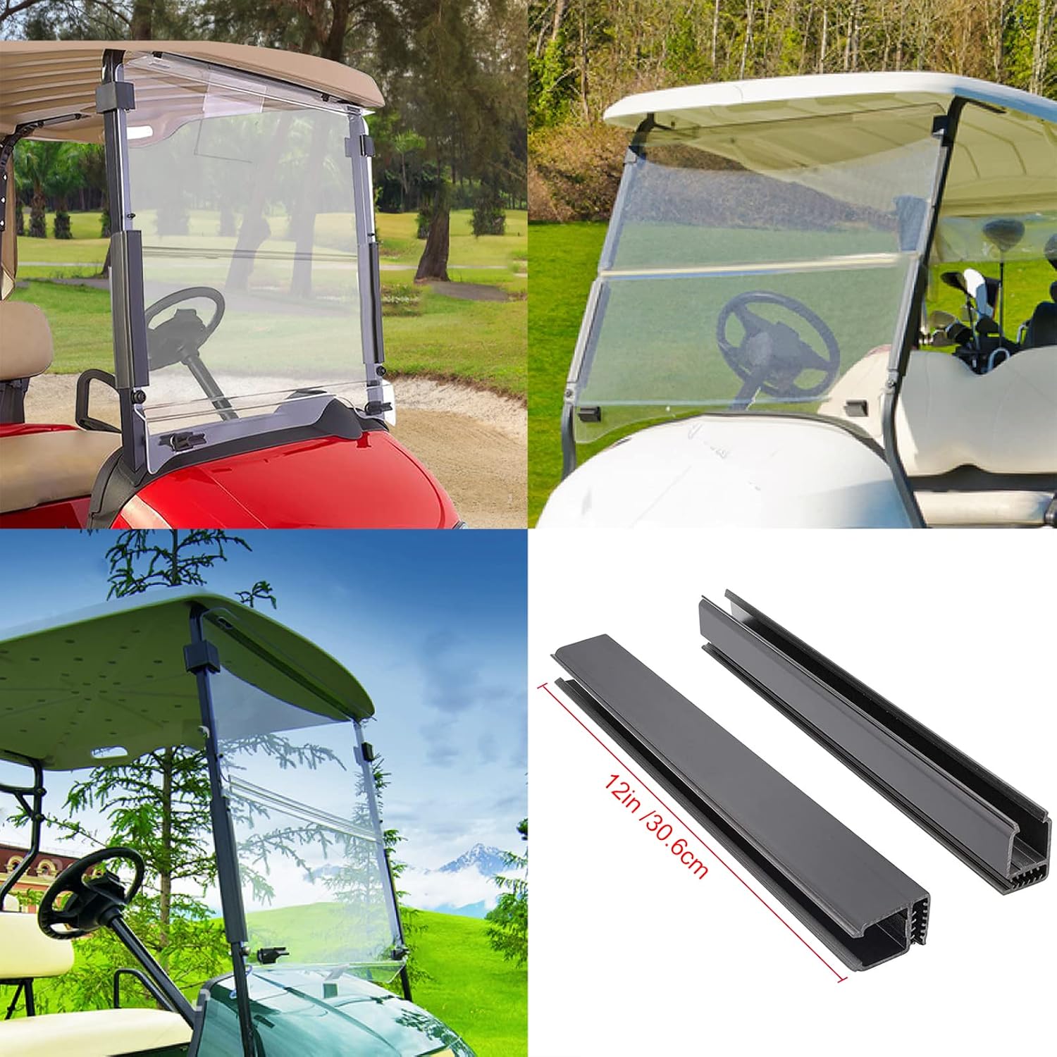 ezgo windshield clips