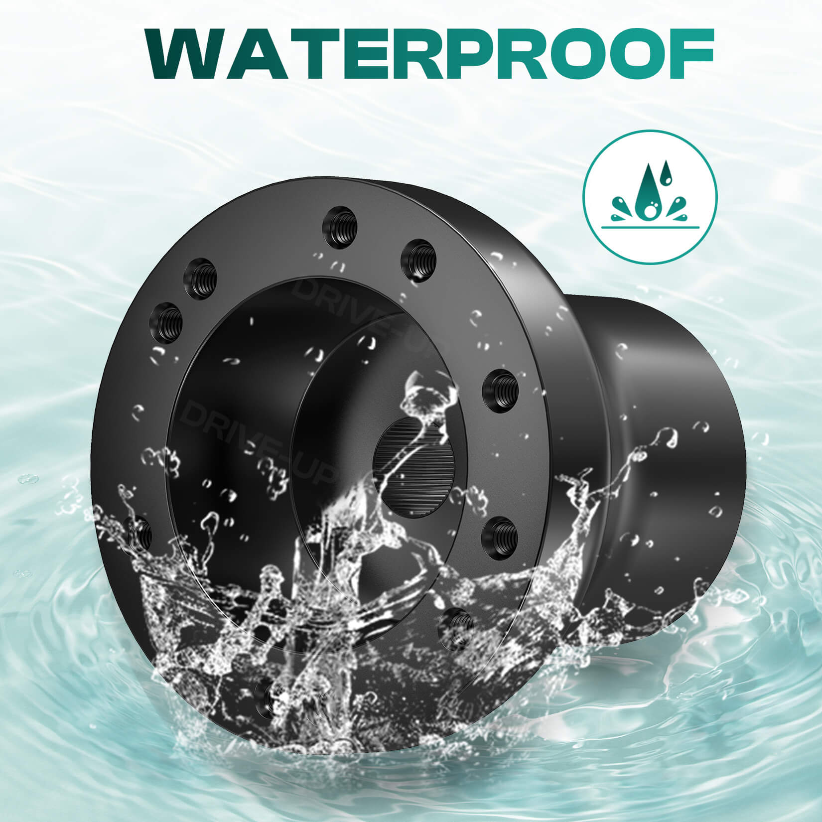 Black EZGO Golf Cart Steering Wheel Adapter for TXT & RXV Models | Drive-up