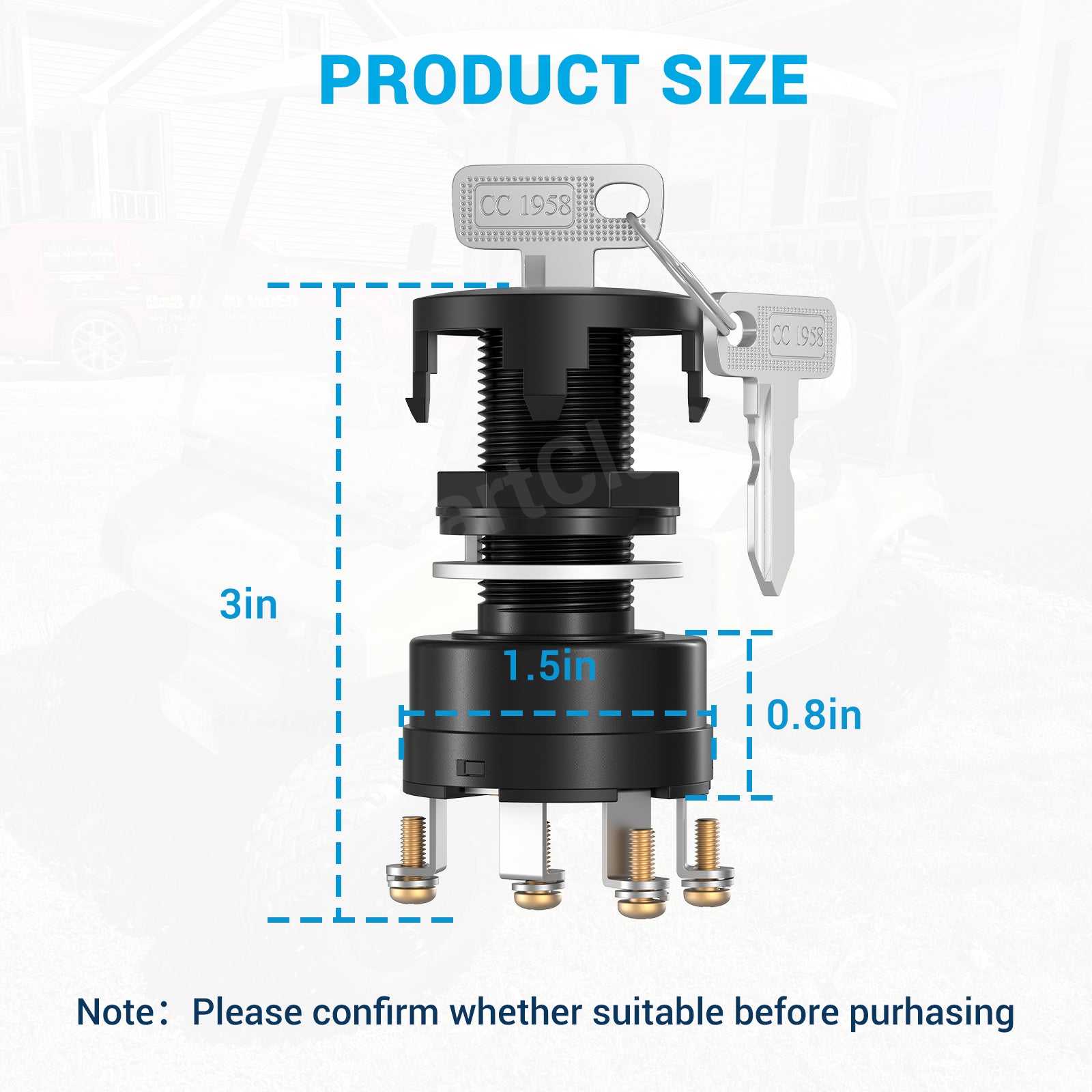 club car golf cart ignition switch
