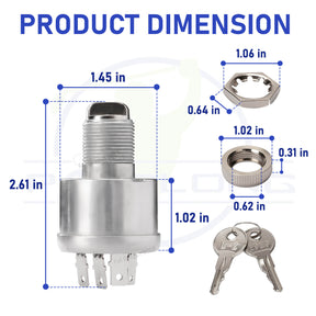 EZGO start switch with keys