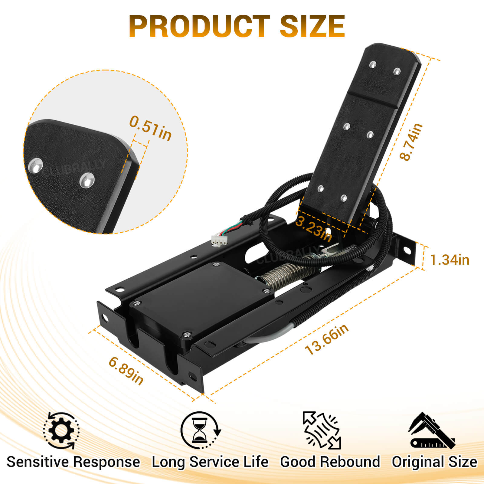 EZGO Accelerator Pedal Box with ITS for PDS