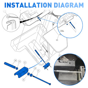 golf cart brake equalizer rod