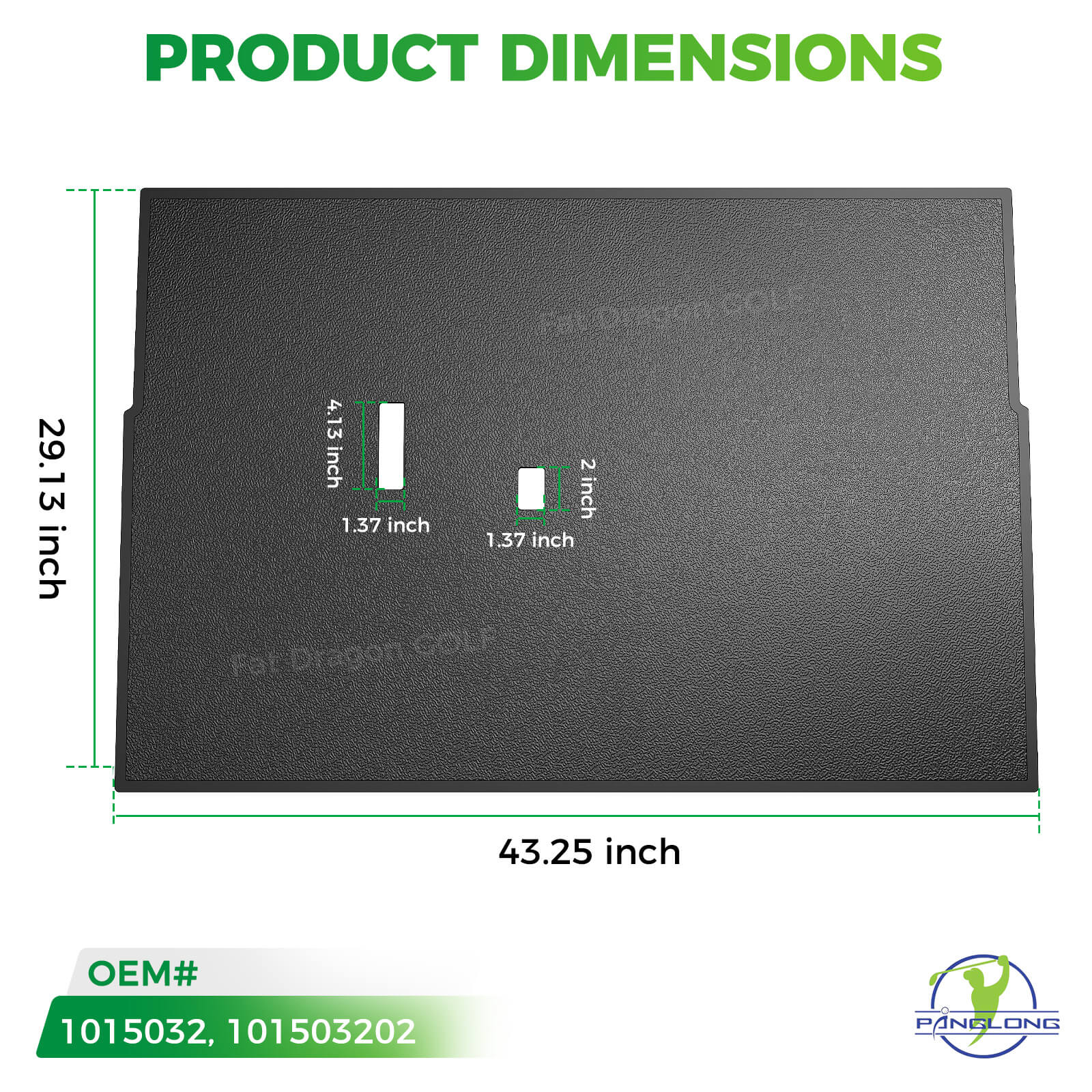 Full Coverage Floor Mat for Club Car Precedent & Tempo