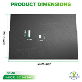 Full Coverage Floor Mat for Club Car Precedent & Tempo