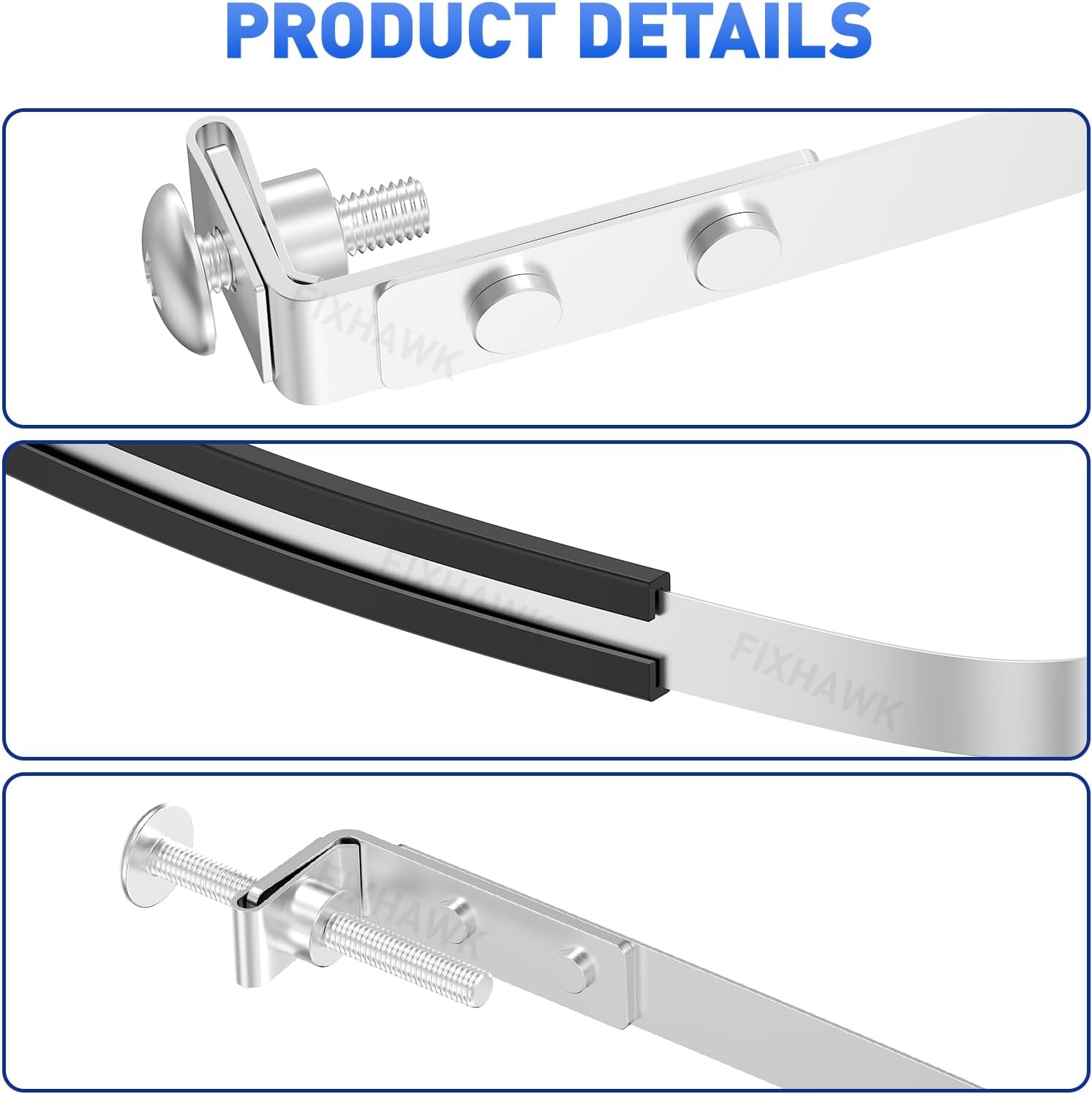304 Stainless Steel Fuel Tank Straps for Club Car DS & Carryall Golf Cart | DRIVE UP
