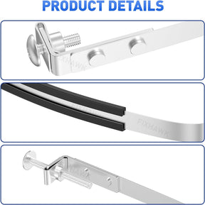 304 Stainless Steel Fuel Tank Straps for Club Car DS & Carryall Golf Cart | DRIVE UP