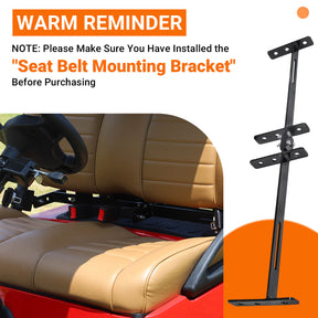 Universal Golf Cart Seat Belts Kit - 40" Retractable (2/4 Set) | Drive-up