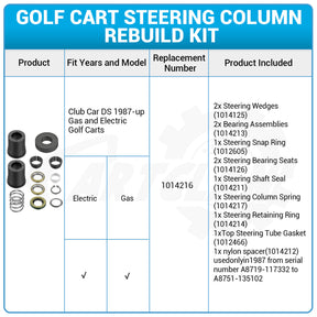 club car ds steering column rebuild kit