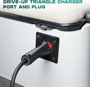 48V Triangle Charger Plug Handle for EZGO RXV Golf Carts | DRIVE UP