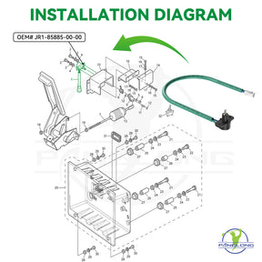 yamaha golf cart throttle sensor