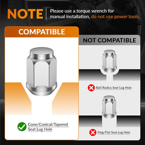 Golf Cart Chrome Lug Nuts