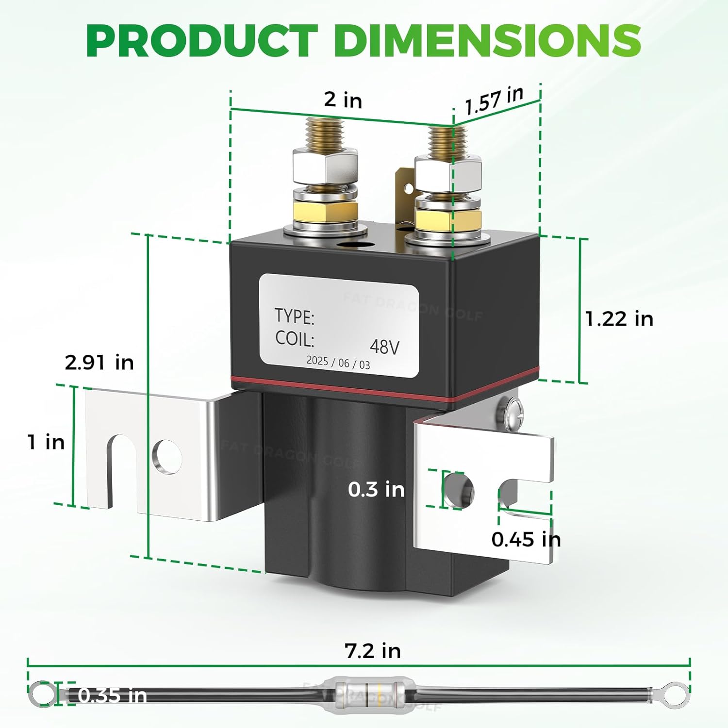 Club Car 48V Golf Cart Solenoid