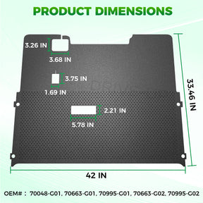 Golf Cart Floor Mat Full Coverage 