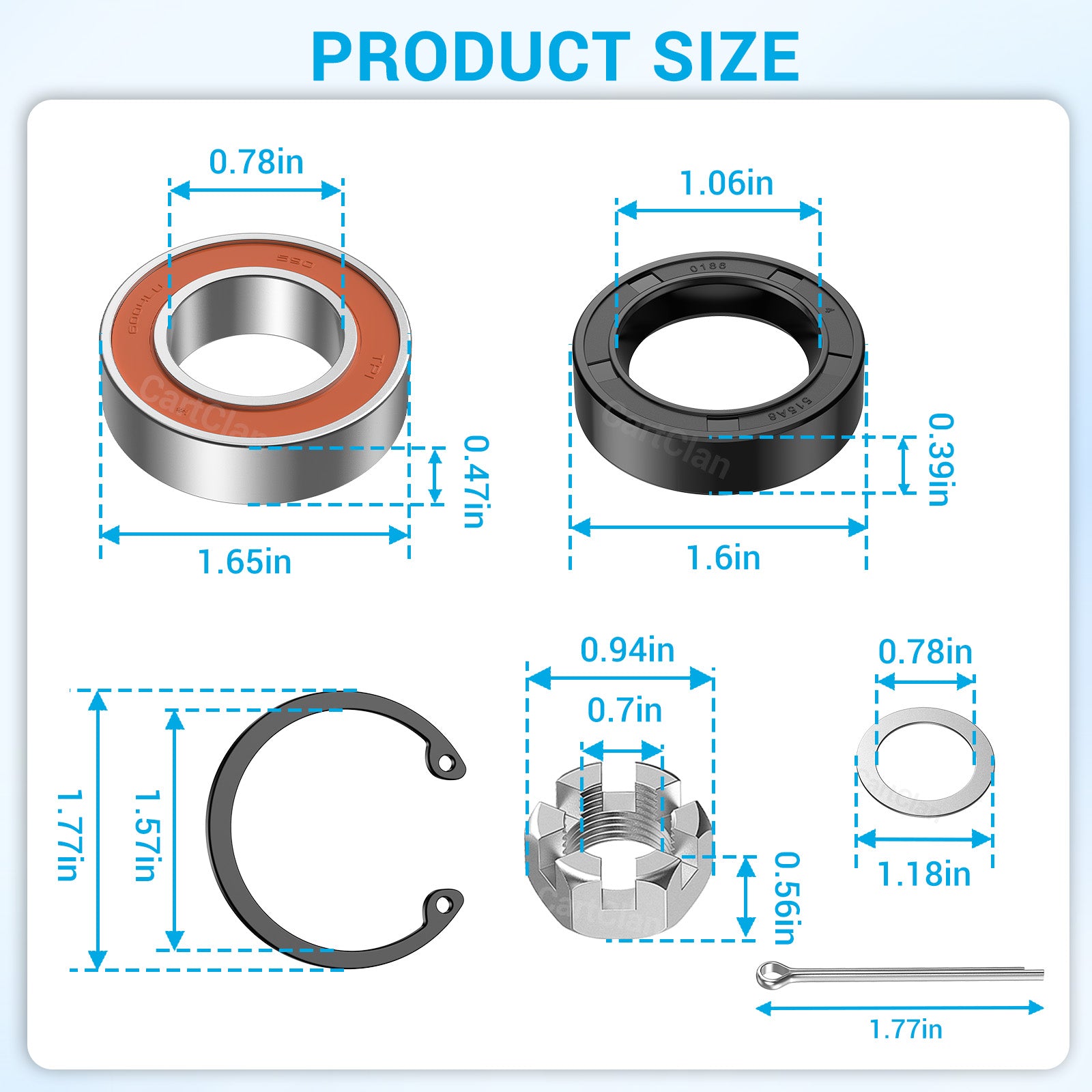 EZGO wheel bearings