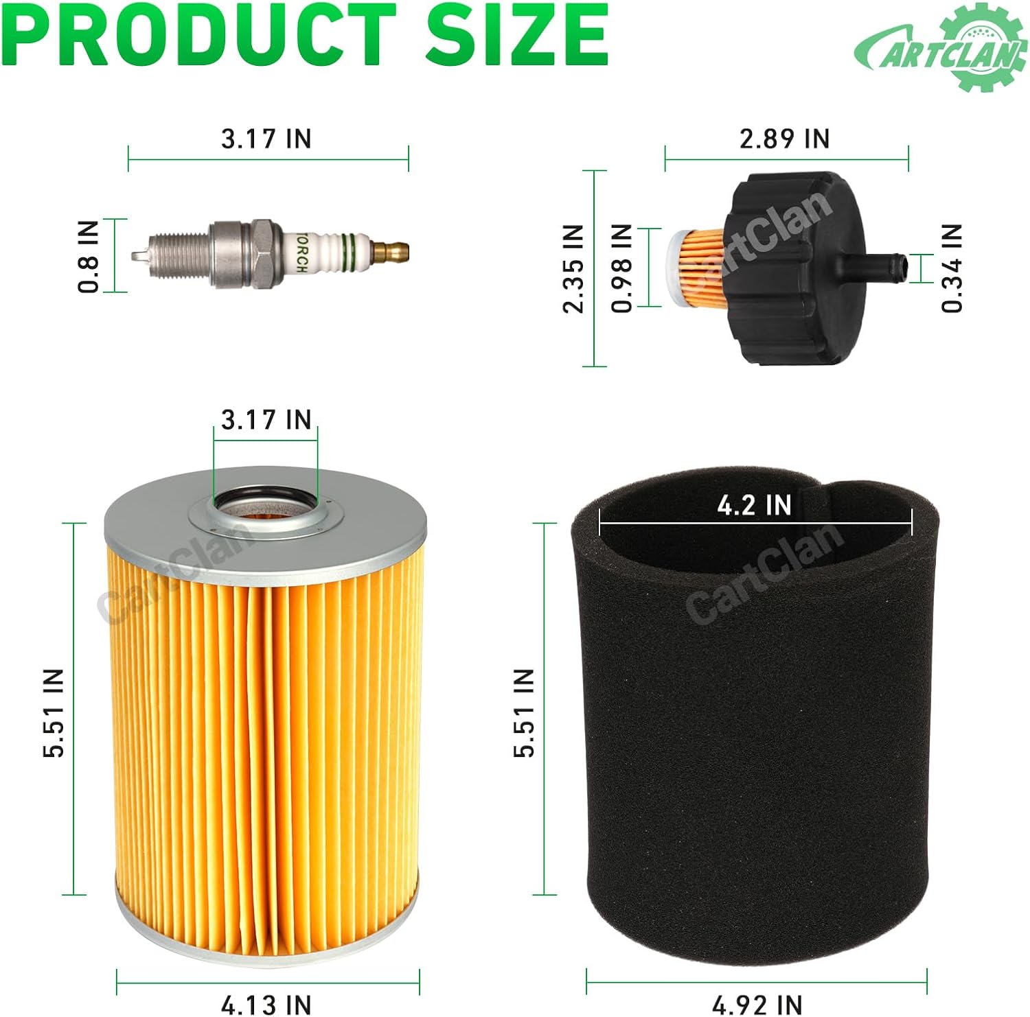 Golf Cart Tune Up Kit for Yamaha Gas G2/G9/G11