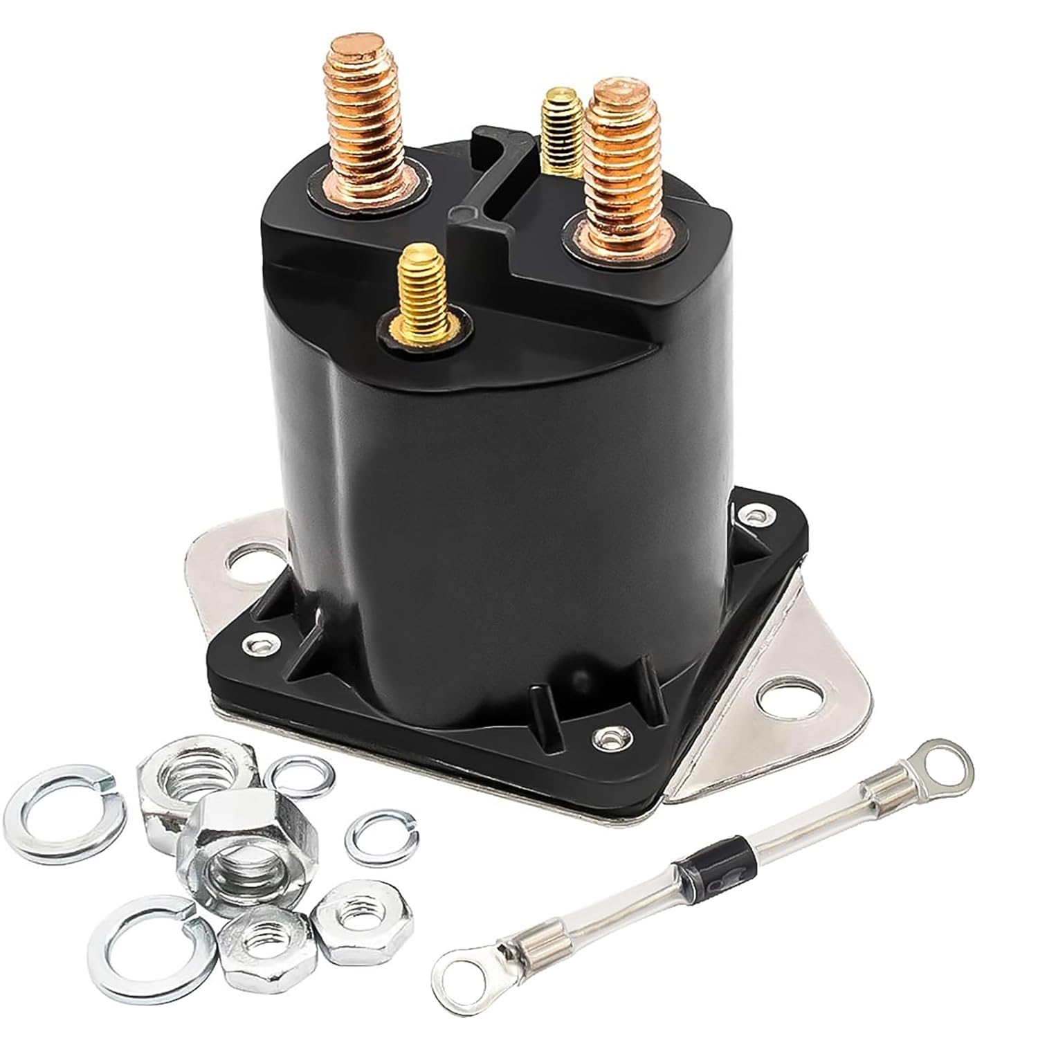Golf Cart Solenoid, Club Car 12V Solenoid with Diode Replacement Kit | Drive-up