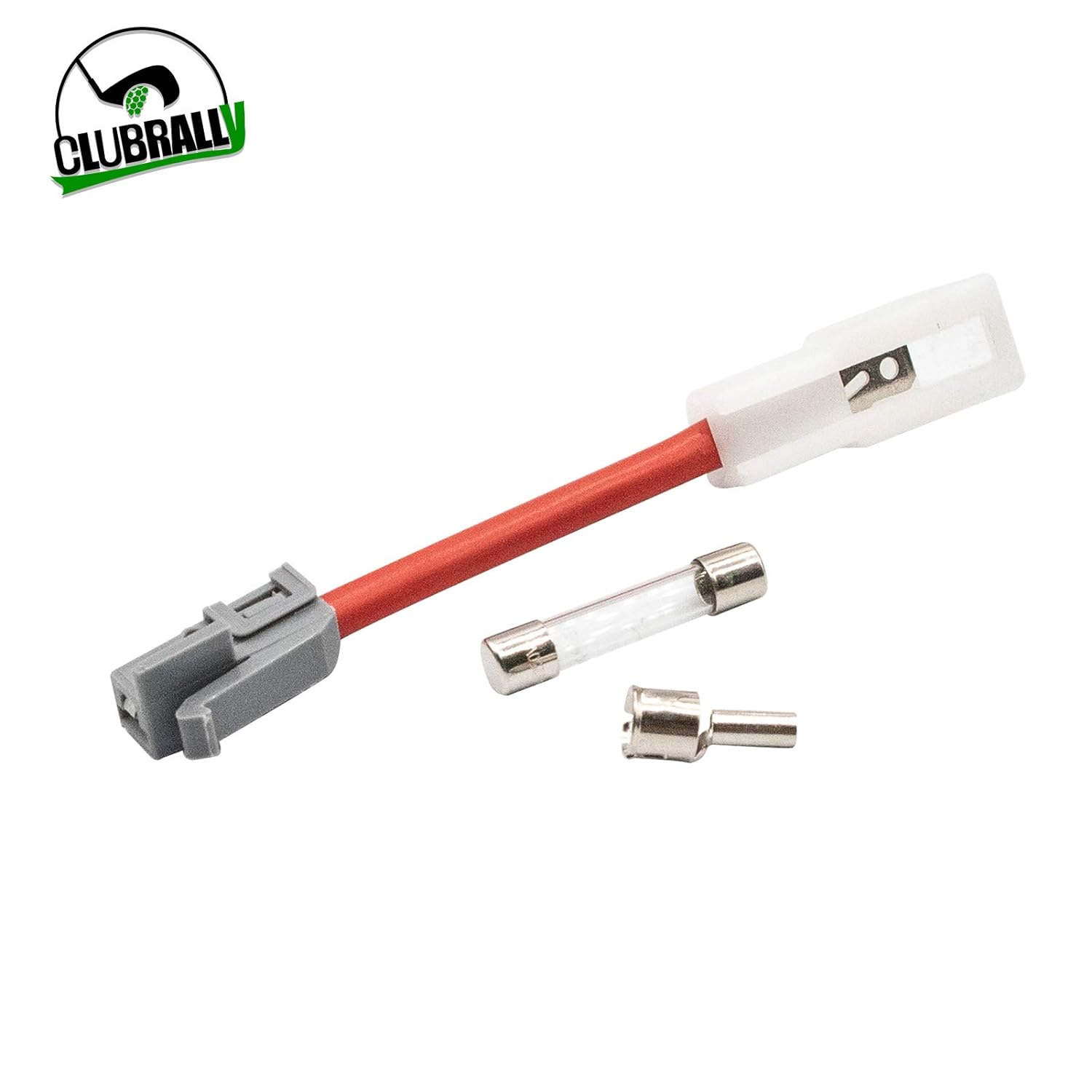 Drive-up Club Car Carryall Charger Receptacle and Fuse Assembly Kit 102848701/102848702