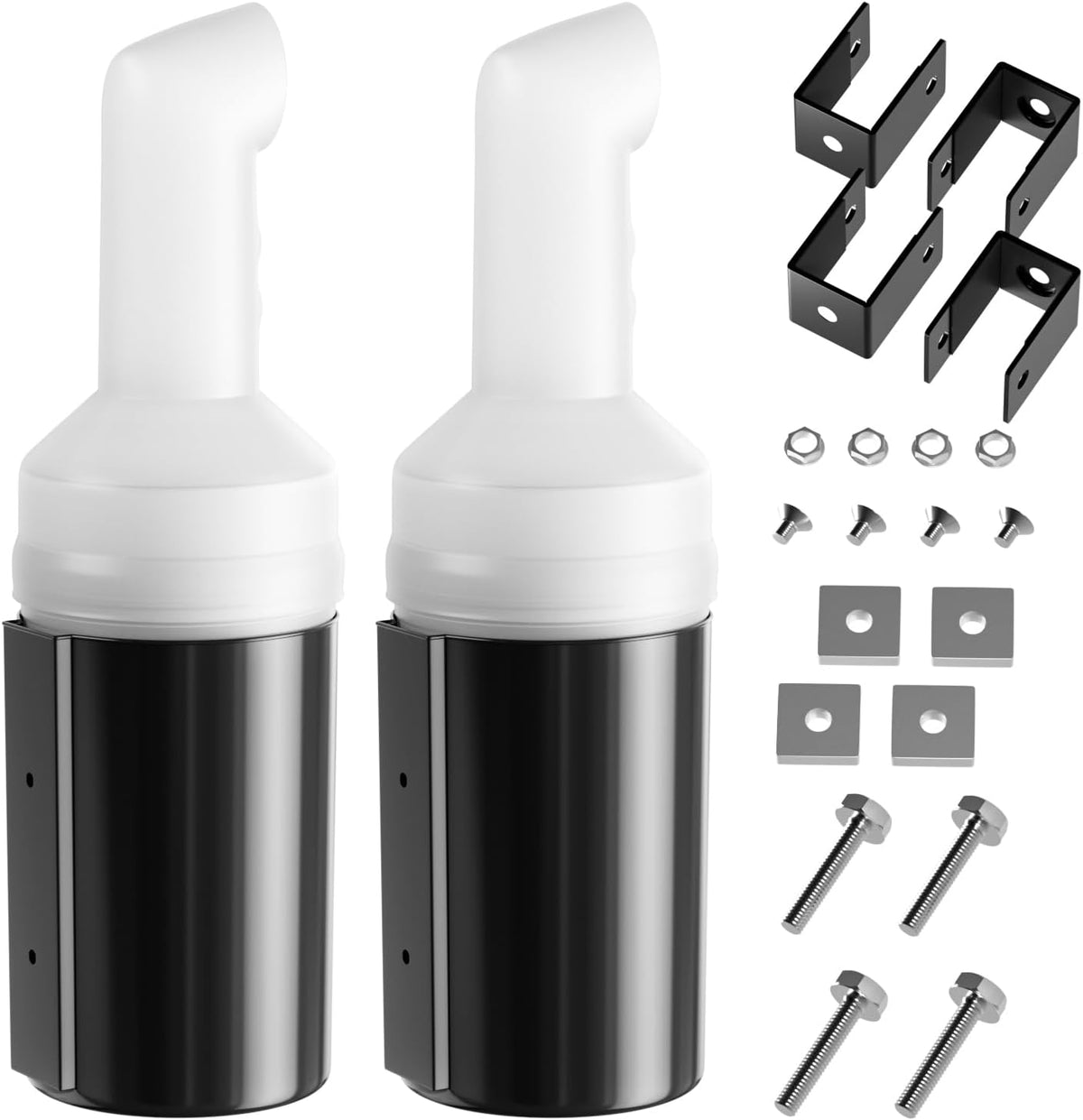 Golf Cart Sand Bottle with Holder, No-Drilling Universal Golf Sand Bottle, Divot Filler Sand Bottle for Club Car, EZGO, Yamaha with 1" Tube Bracket; Large Capacity with Rattle Proof Holder |Drive-up