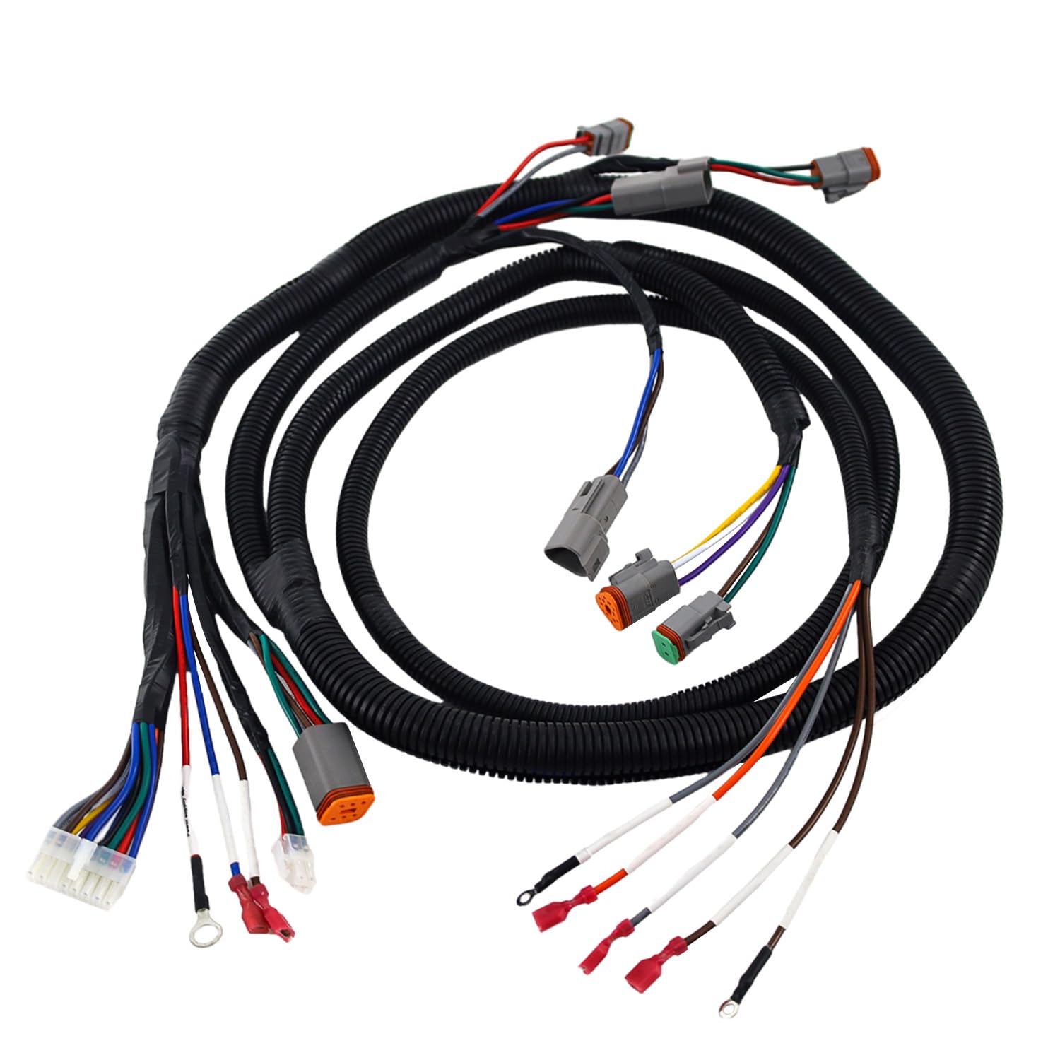 DRIVE-UP Golf Cart Control Wiring Harne10-5201, DS Complete Vehicle Wiringss for Club Car DS - Black Controller #15 Harnesses,OEM #102196601