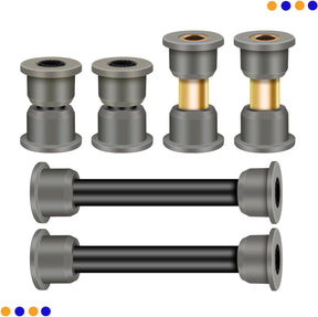 Front Leaf Spring and Front Upper A Arm Suspension for Club Car Precedent and 2018-up Tempo Golf Cart,Bushing and Sleeve Kit |Drive-up