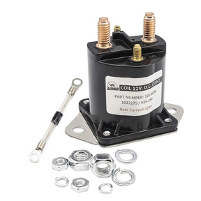 Golf Cart Solenoid, Club Car 12V Solenoid with Diode Replacement Kit | Drive-up
