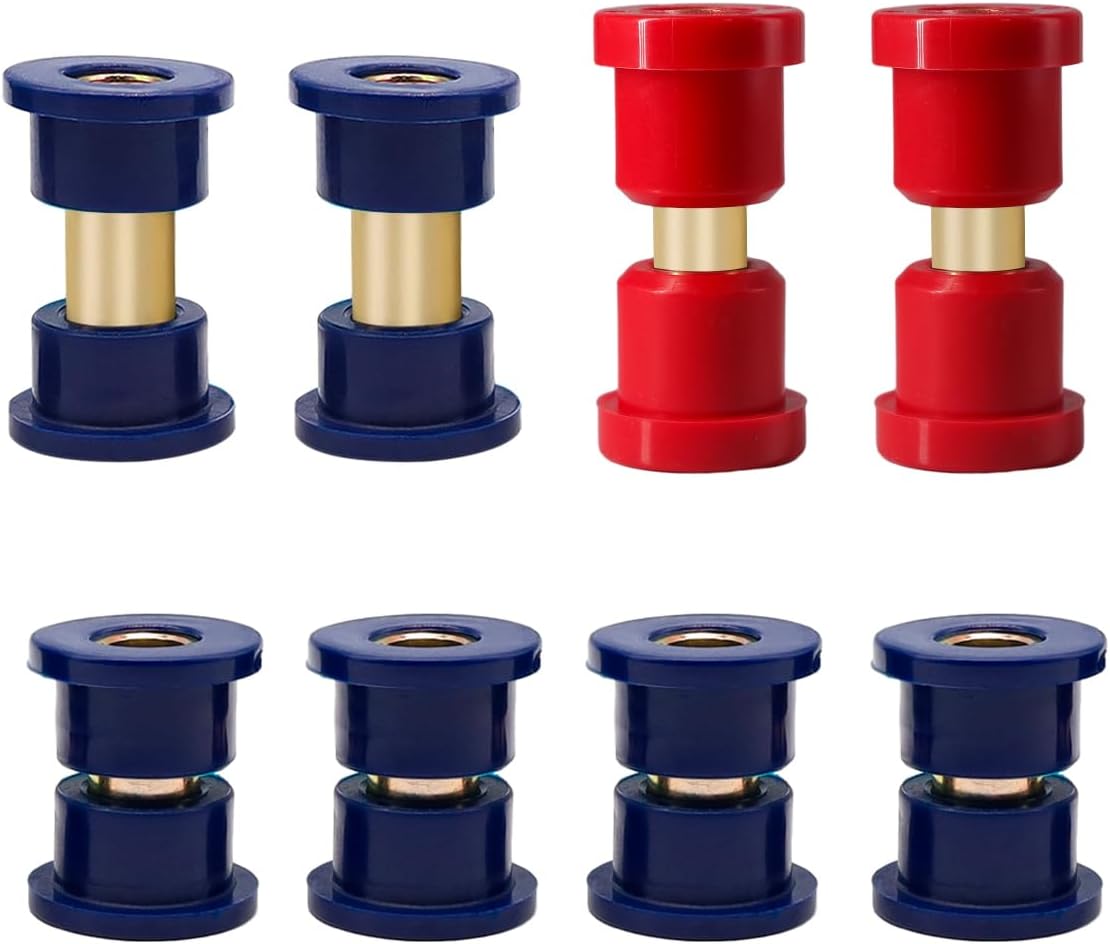 Golf Cart New Bushing and Sleeve Kit, Front or Rear Leaf Spring Front Upper A Arm Suspension for Club Car DS Gas & Electric 1992-Up, OEM #1016346