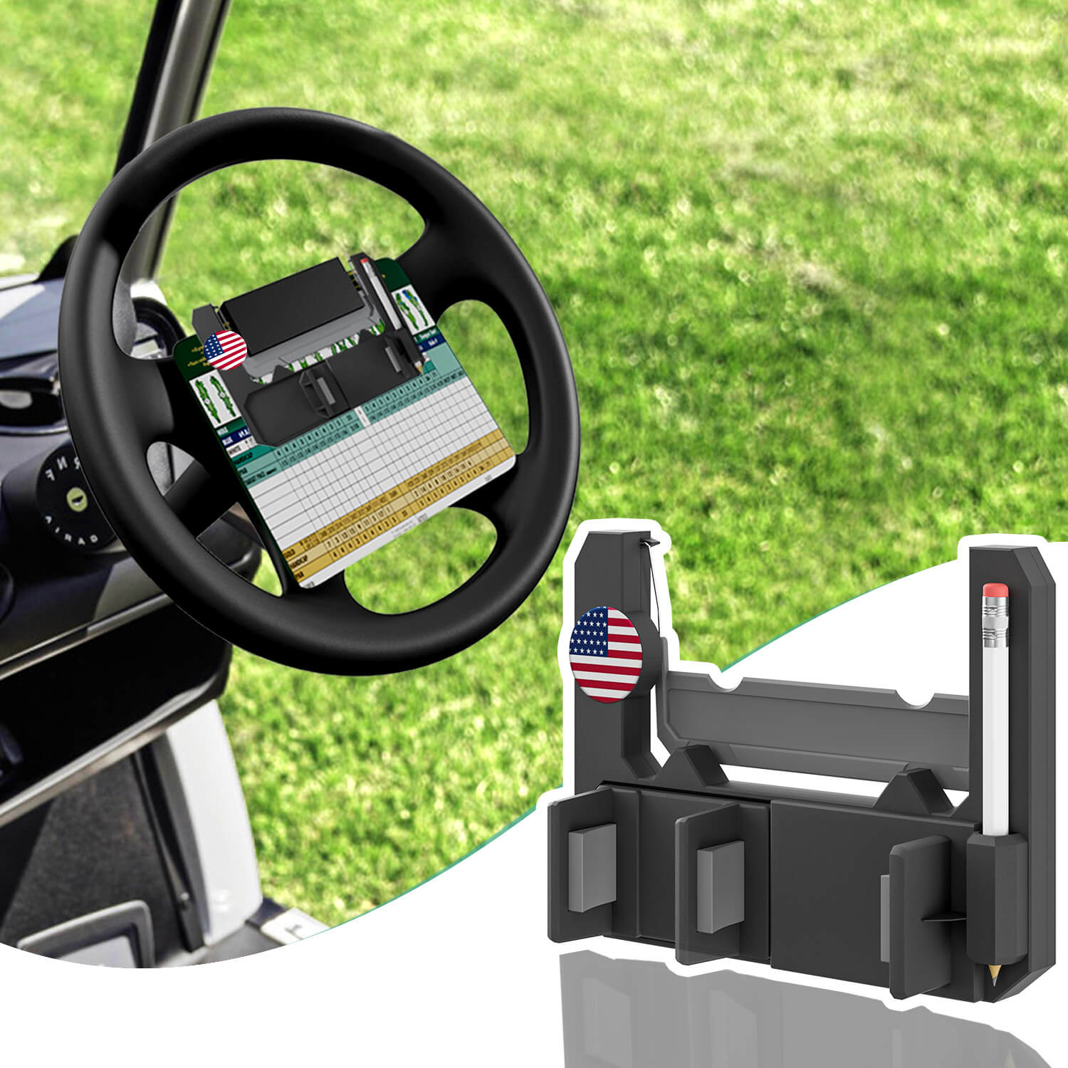 golf cart phone holder