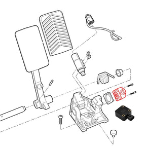 Electronic Throttle Accelerator Sensor for EZGO RXV 2015-Up Golf Carts