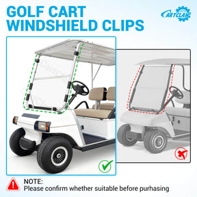 Club Car DS Golf Cart Windshield Clips Kits