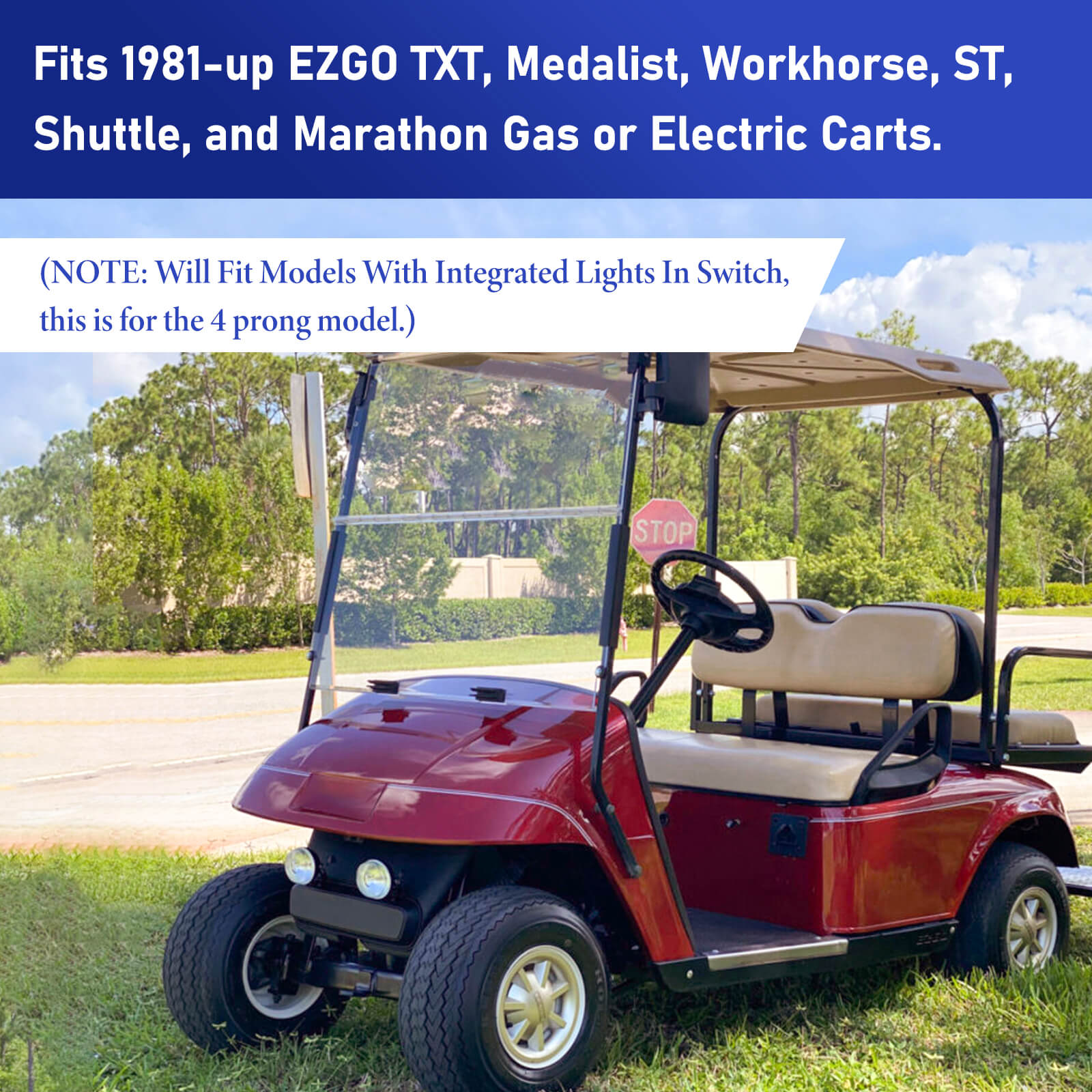 EZGO start switch with keys