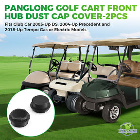Club Car Front Hub Dust Cap Cover