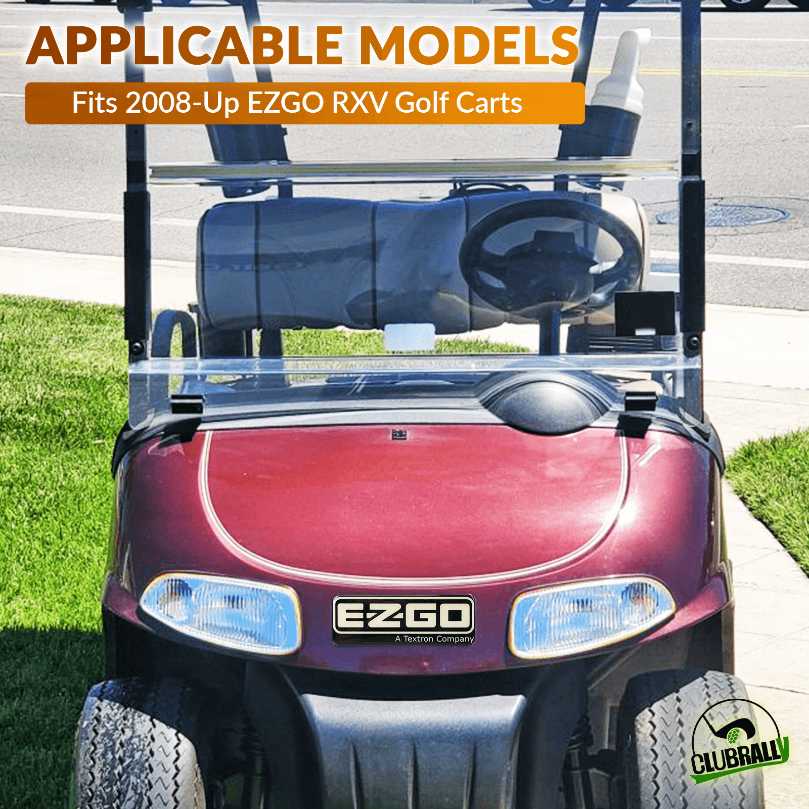 Name Plate for 2008-Up EZGO RXV