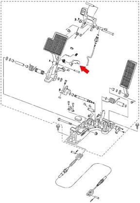 Golf Cart Parking Brake & Torque Return Sector