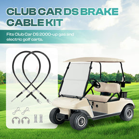 Club Car DS brake cable set