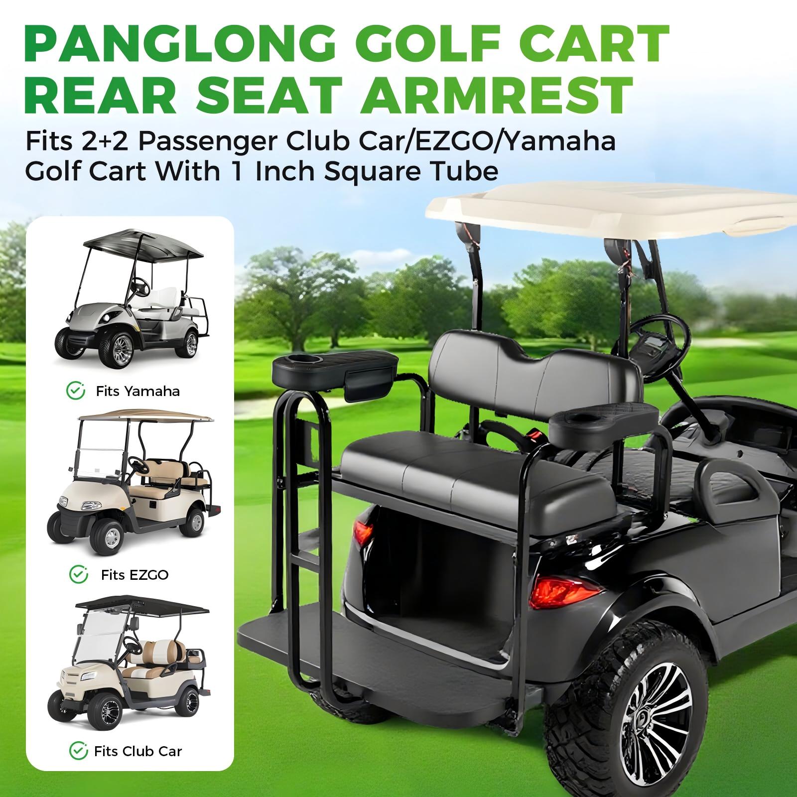 Golf Cart Armrests with Cup Holder