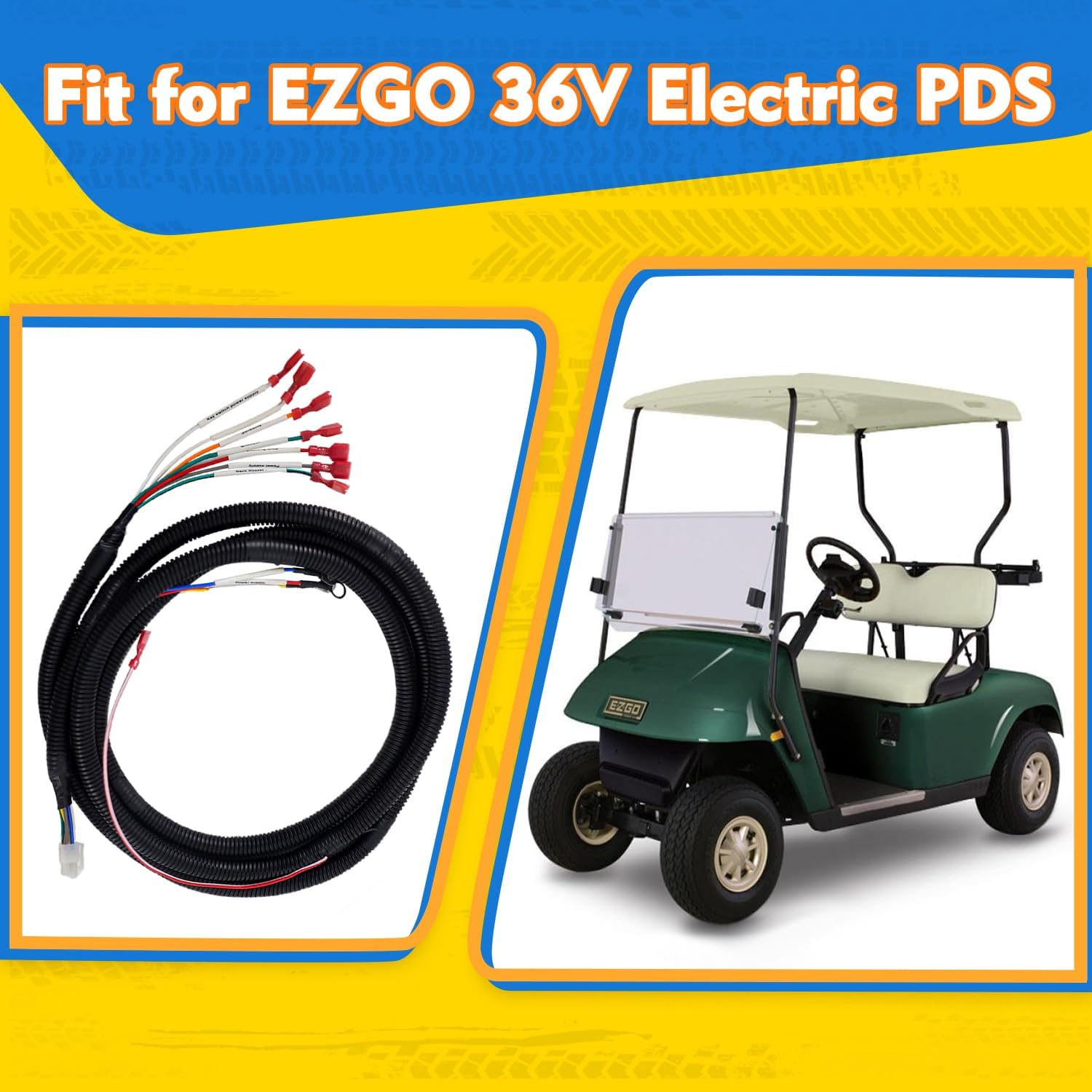 EZGO 36 volt controller wiring harness