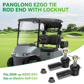 EZGO RXV Golf Cart Tie Rod End Replacement Kit 2008-Up (2PCS) | Drive-up