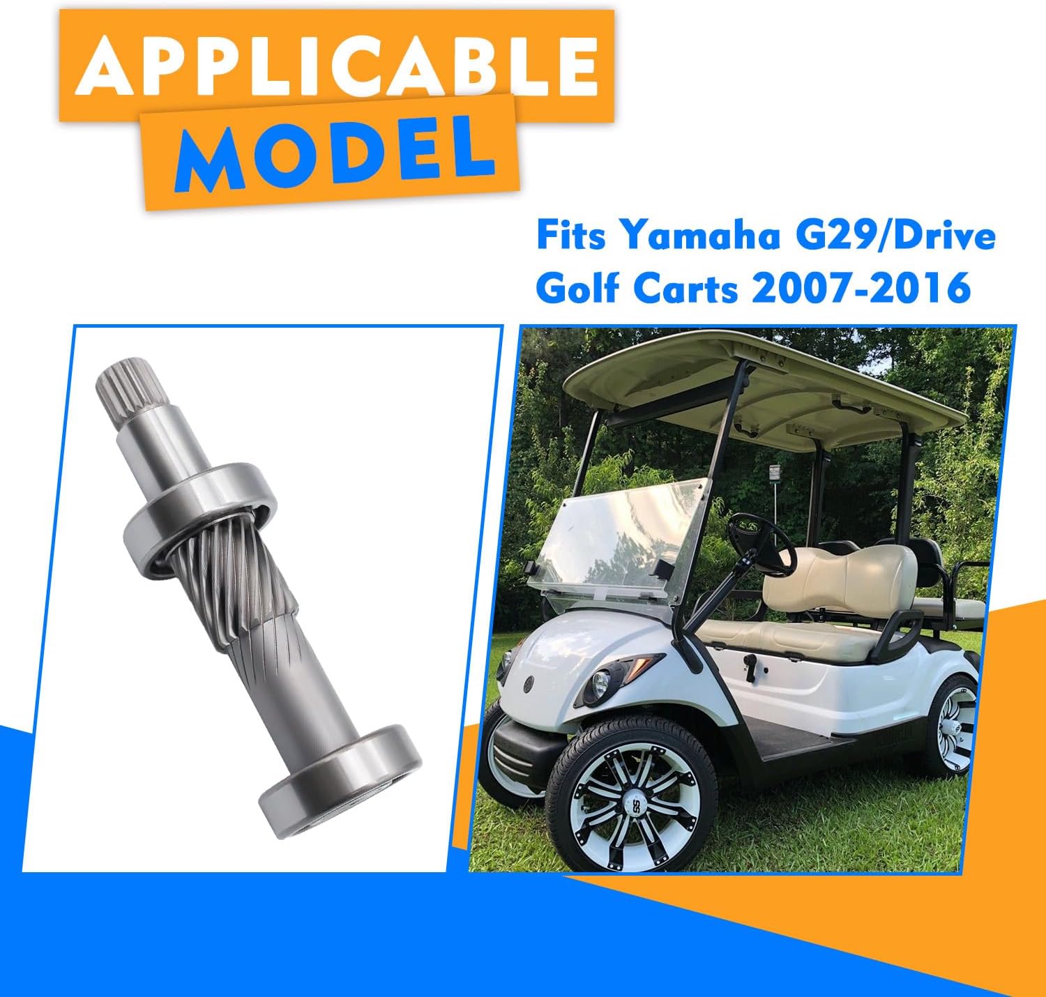 Golf Cart Input Shaft Kit for Yamaha G29 2007-2016