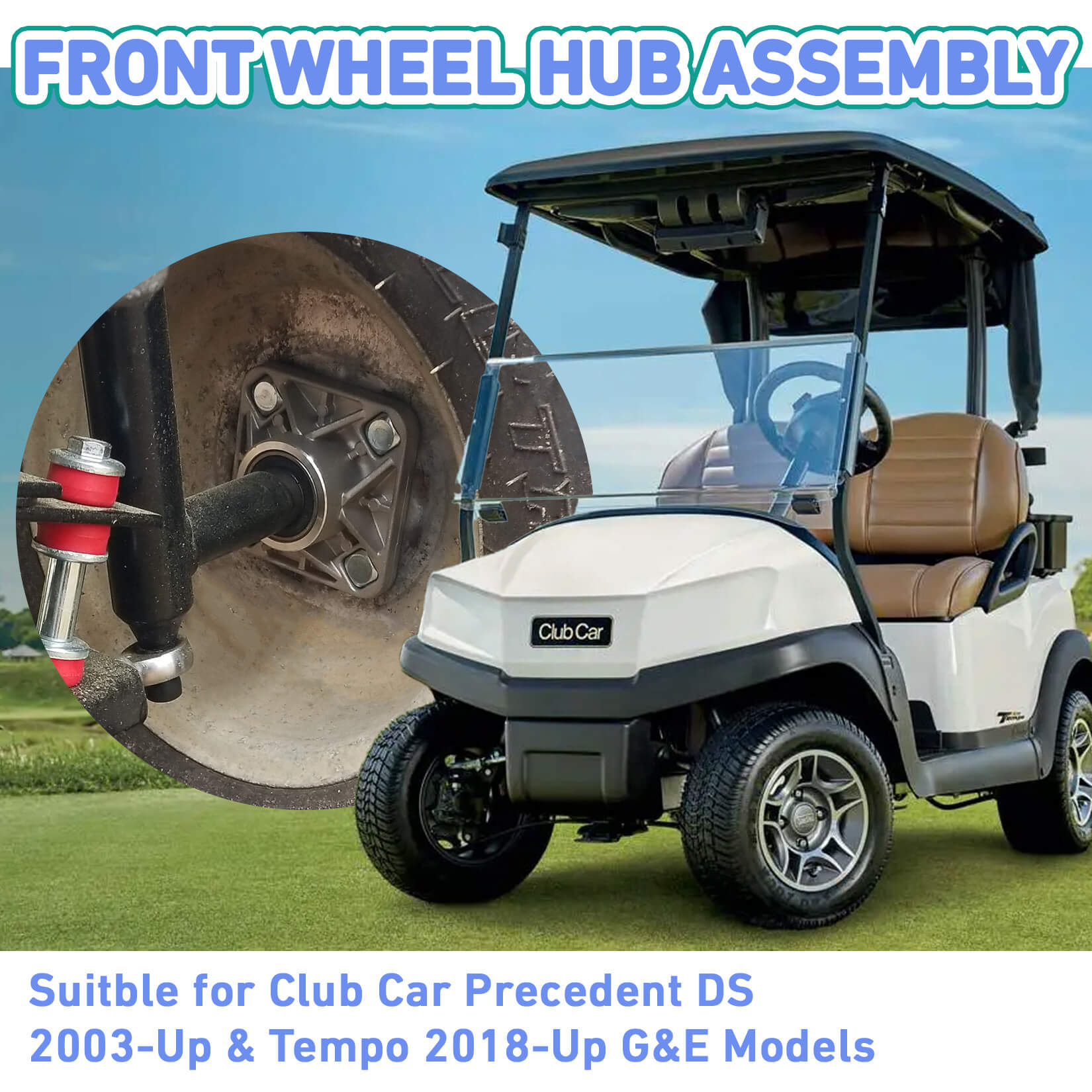 Golf Cart Wheel Hubs for Club Car