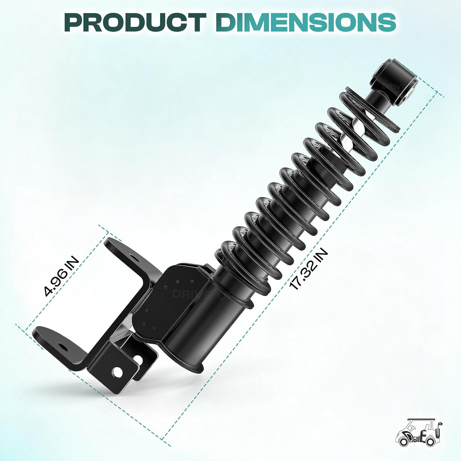 Front Shock Strut for EZGO RXV 2015.8-2022 Driver & Passenger Side