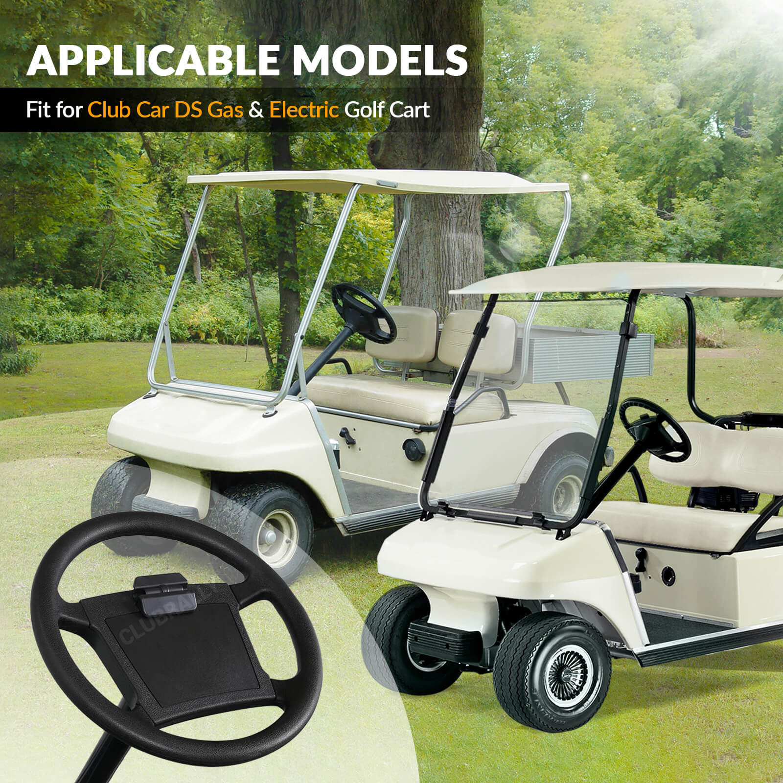club car ds steering wheel​