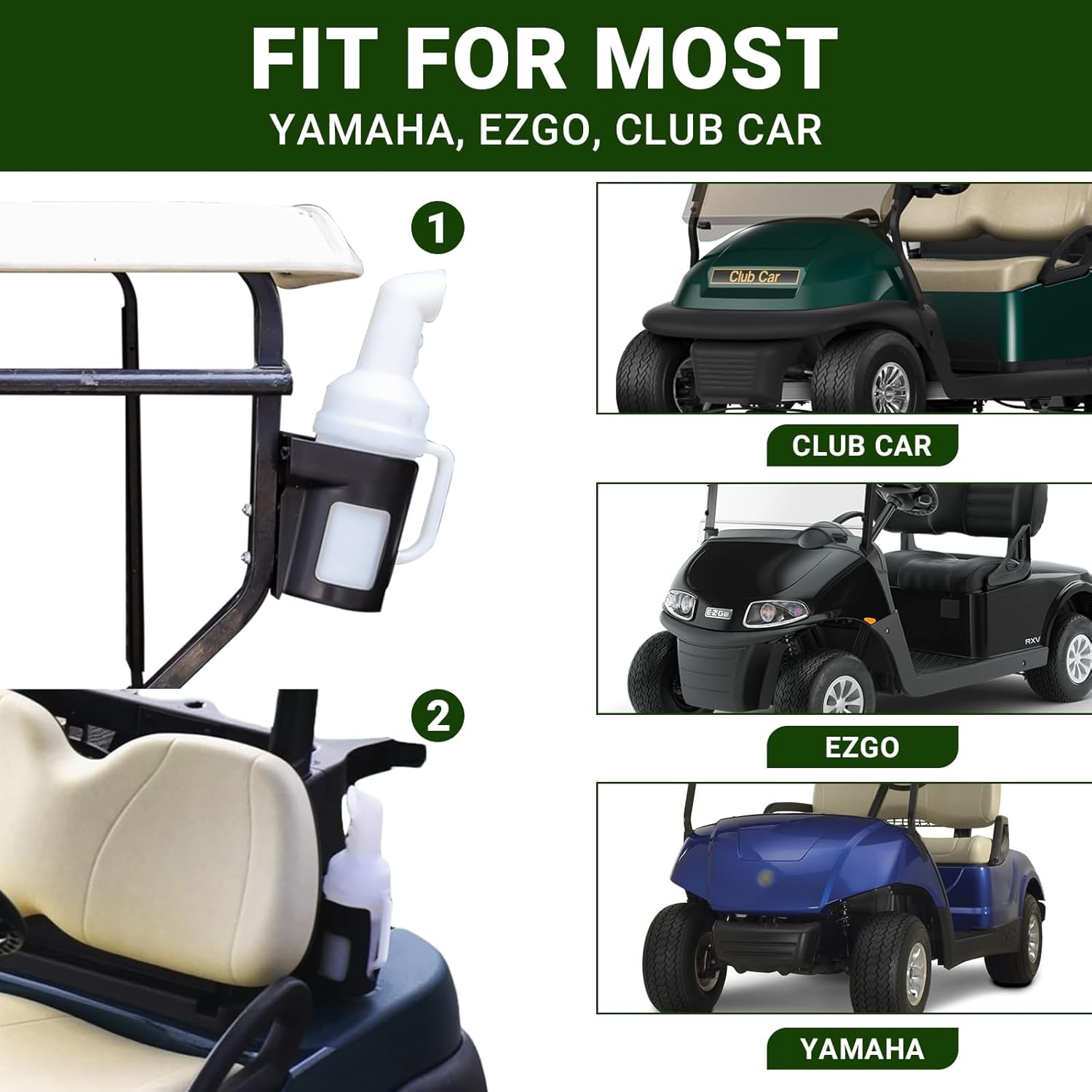 Universal 2-Pack Golf Cart Sand Bottles