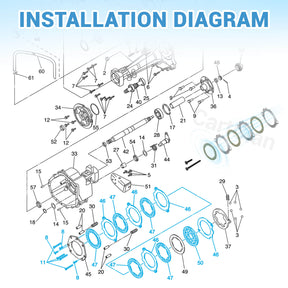 Yamaha Golf Cart Brake Replacement Kit