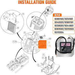 48V On-Board Computer (OBC) for Club Car Precedent 2004-2015