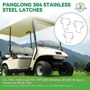 3-Pack Stainless Steel Air Filter Cover Latches for EZGO 1994-2005 Gas Carts with 295cc and 350cc Robin engines | DRIVE UP