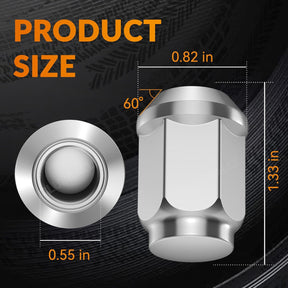 Golf Cart Chrome Lug Nuts