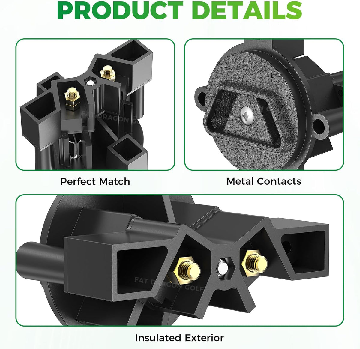 Crow Foot 2 Prong Charger Plug for Yamaha